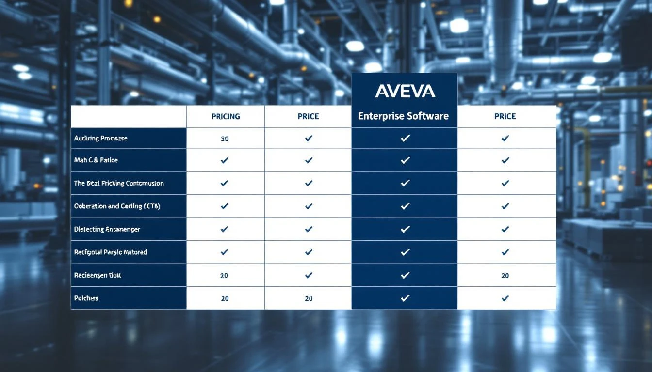 AVEVA software pricing analysis