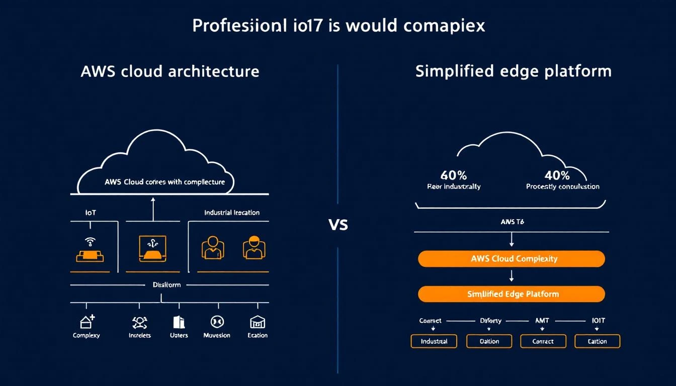 Comparing cloud-first architecture complexity vs simplified edge platform approach