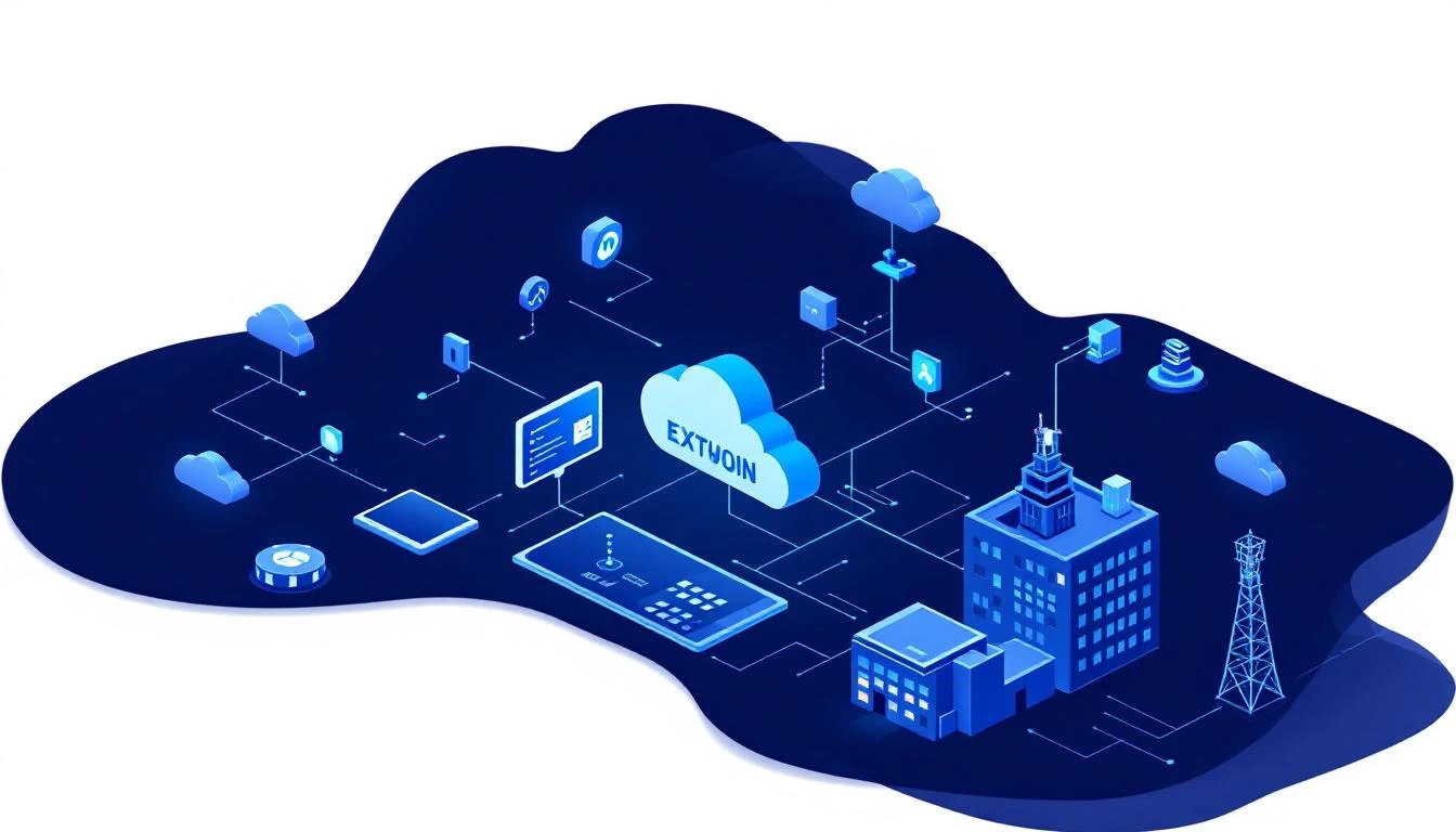 Cellular network architecture bypassing enterprise IT infrastructure for factory IoT