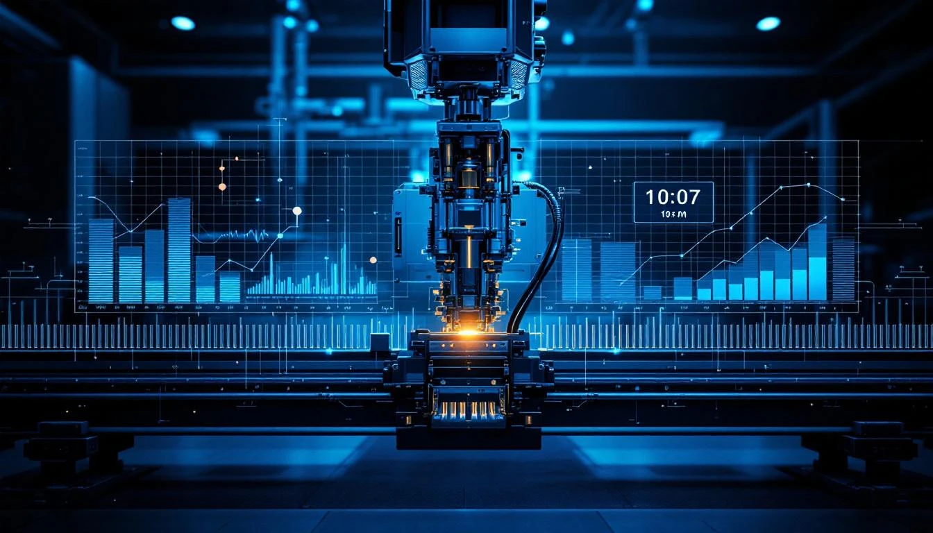 Machine changeover tracking with IoT monitoring