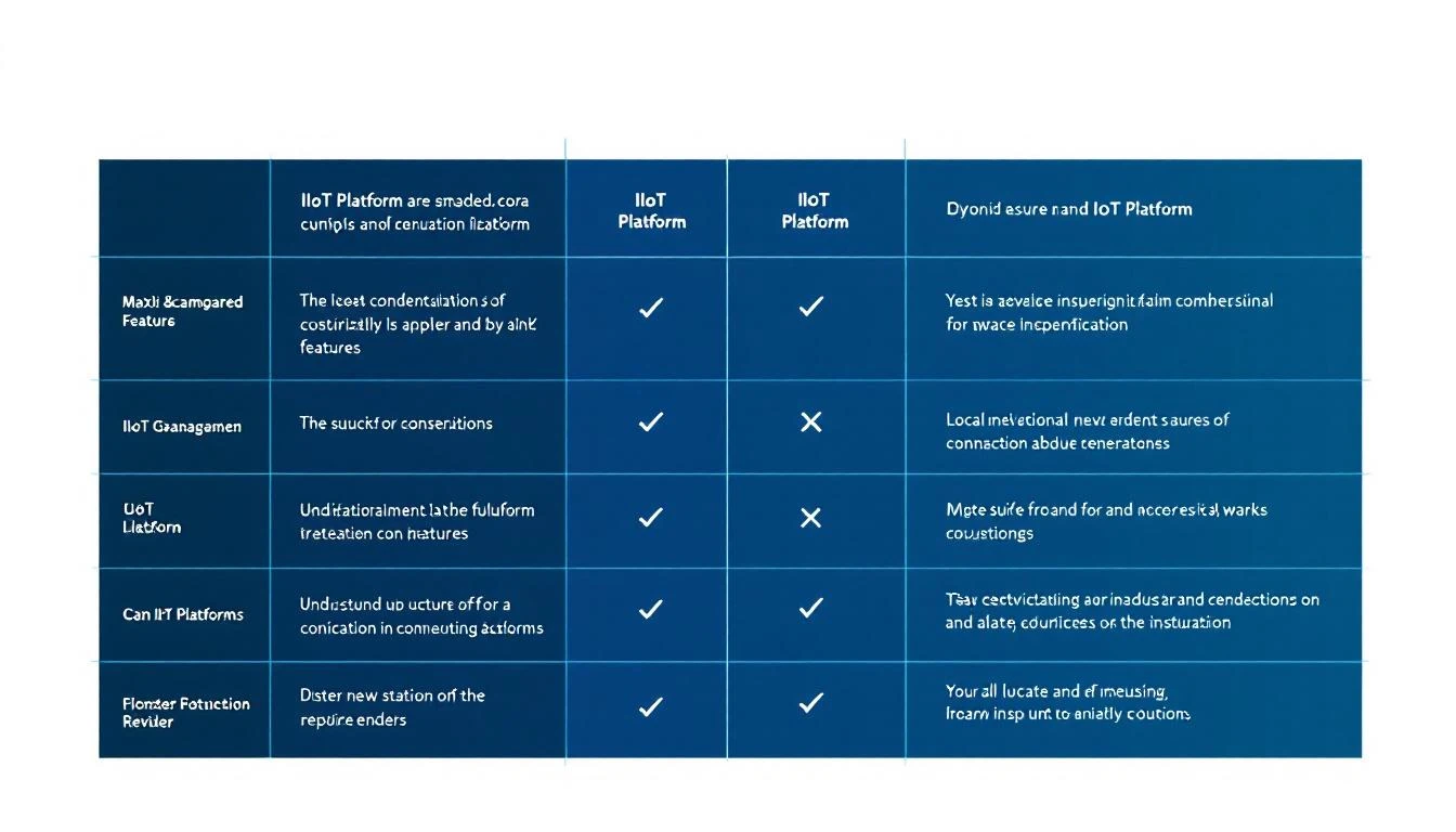 IIoT platform comparison criteria