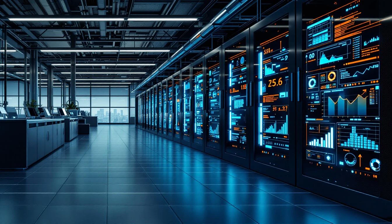 Manufacturing data flowing from factory floor to storage systems