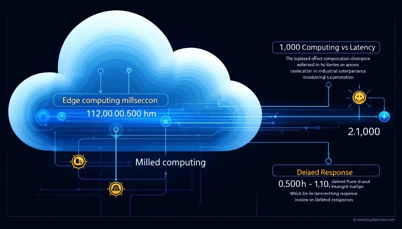 Edge computing latency comparison for industrial automation