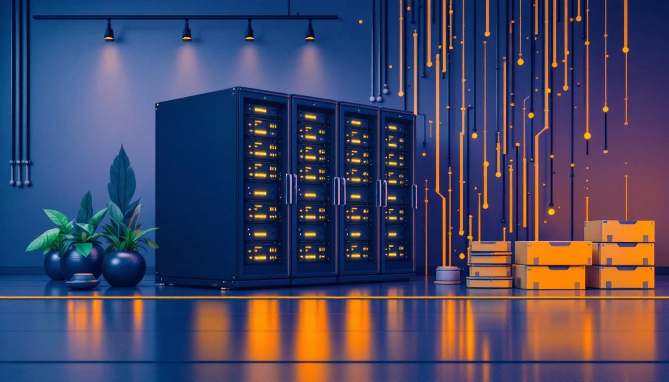 Industrial edge server processing data locally with latency comparison