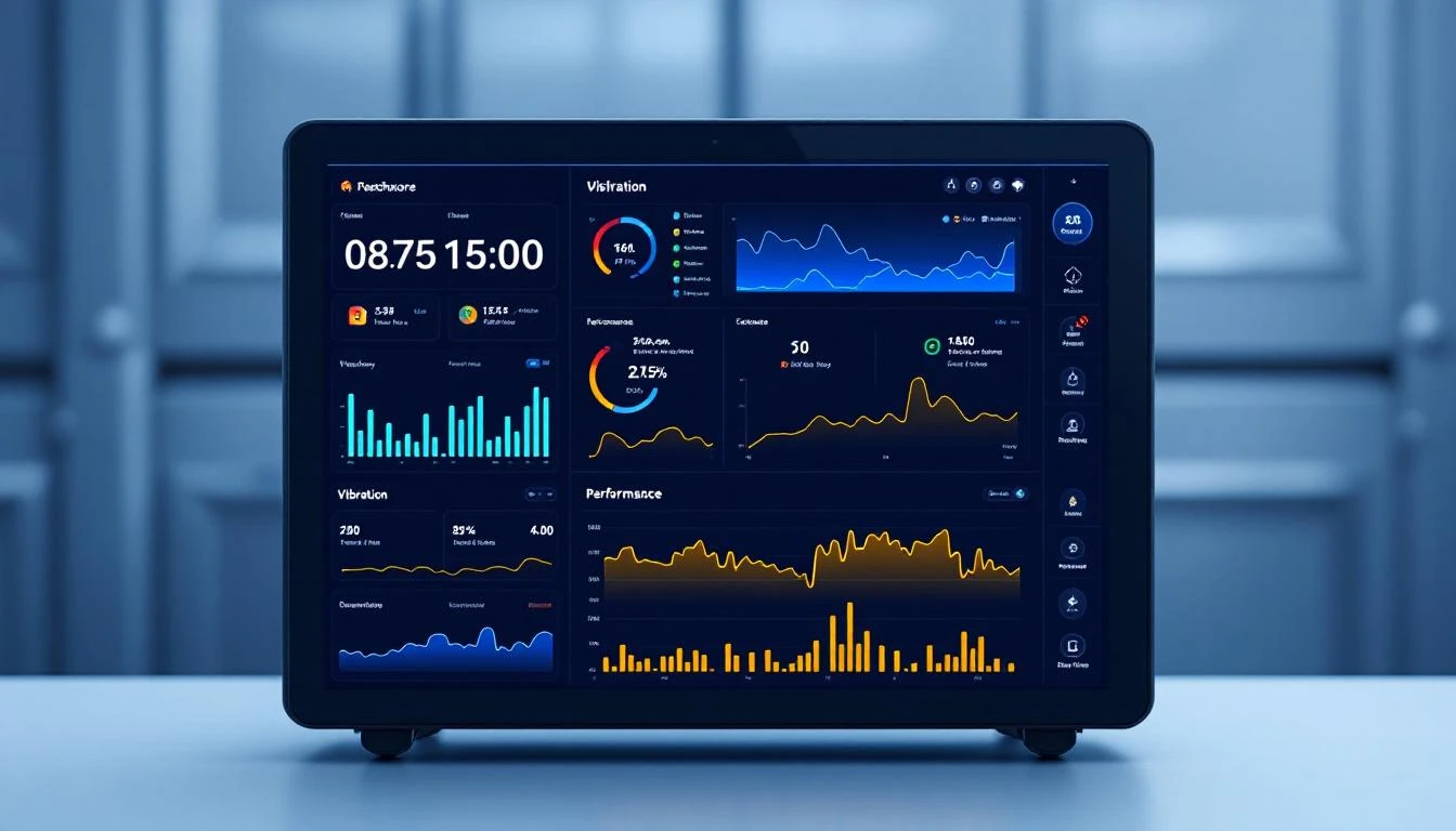 Equipment health monitoring dashboard