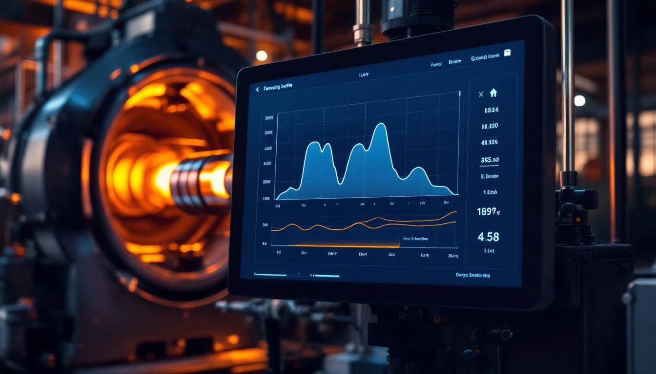 IIoT monitoring system for glass annealing temperature profiles
