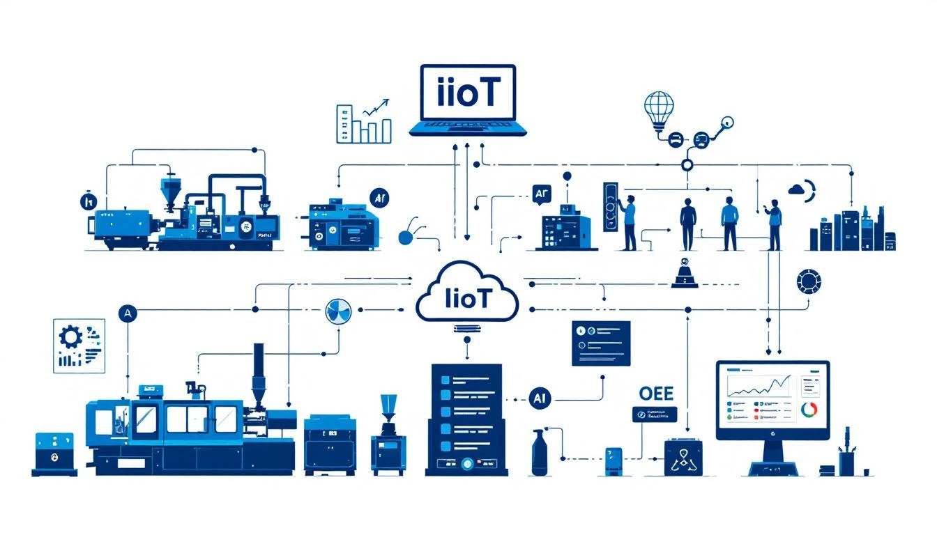 IIoT ecosystem for plastics manufacturing