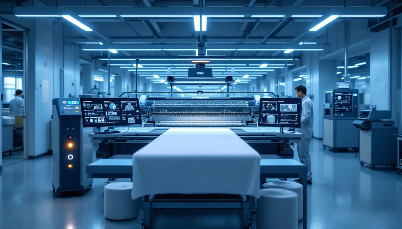 IoT-enabled textile manufacturing with quality monitoring sensors