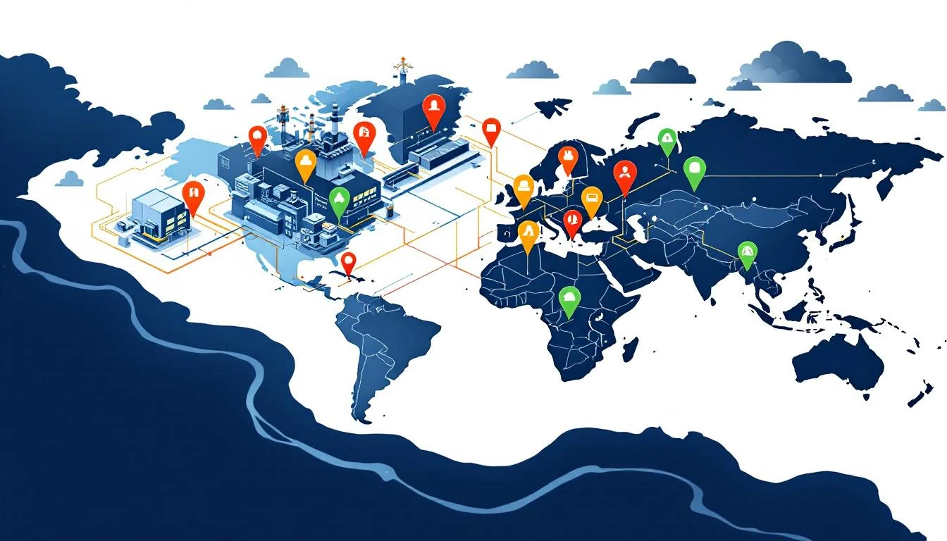 Multi-plant manufacturing fleet management with connected locations