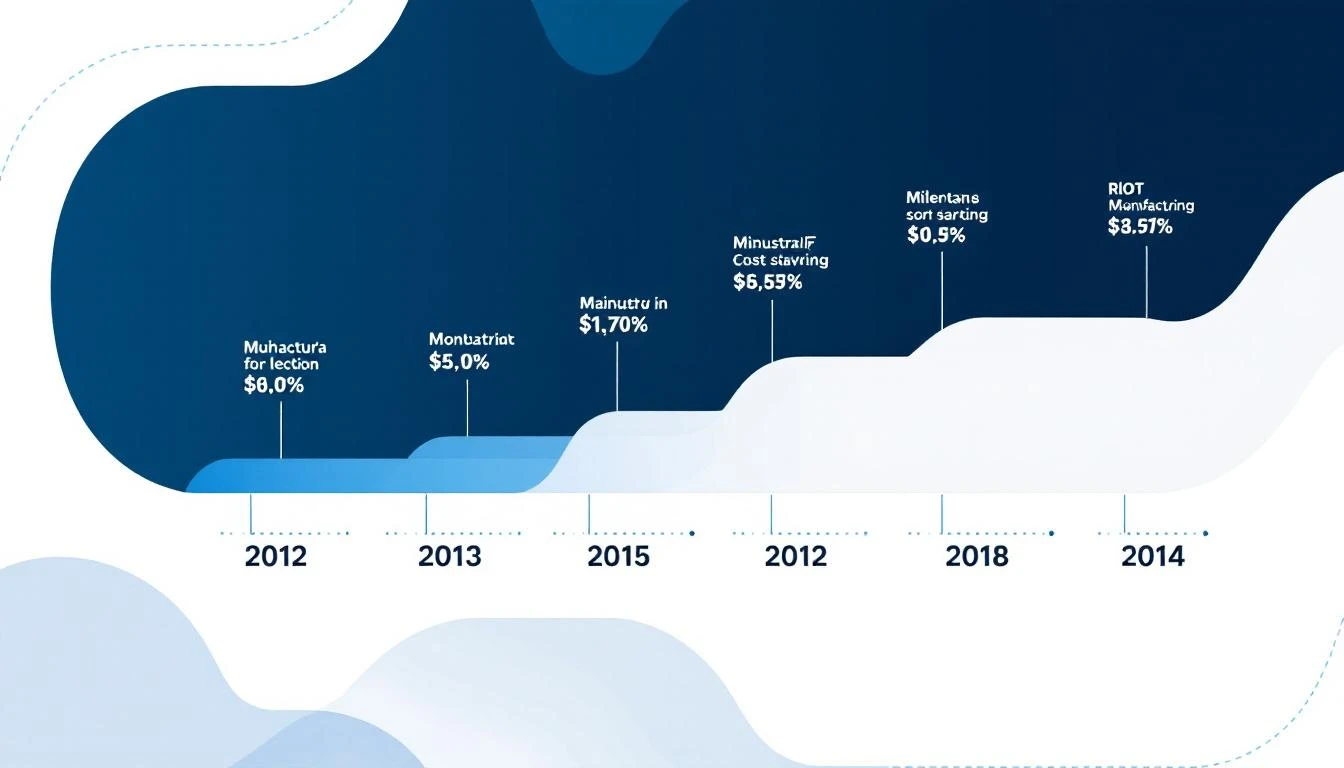 IIoT cost savings and ROI timeline for manufacturing