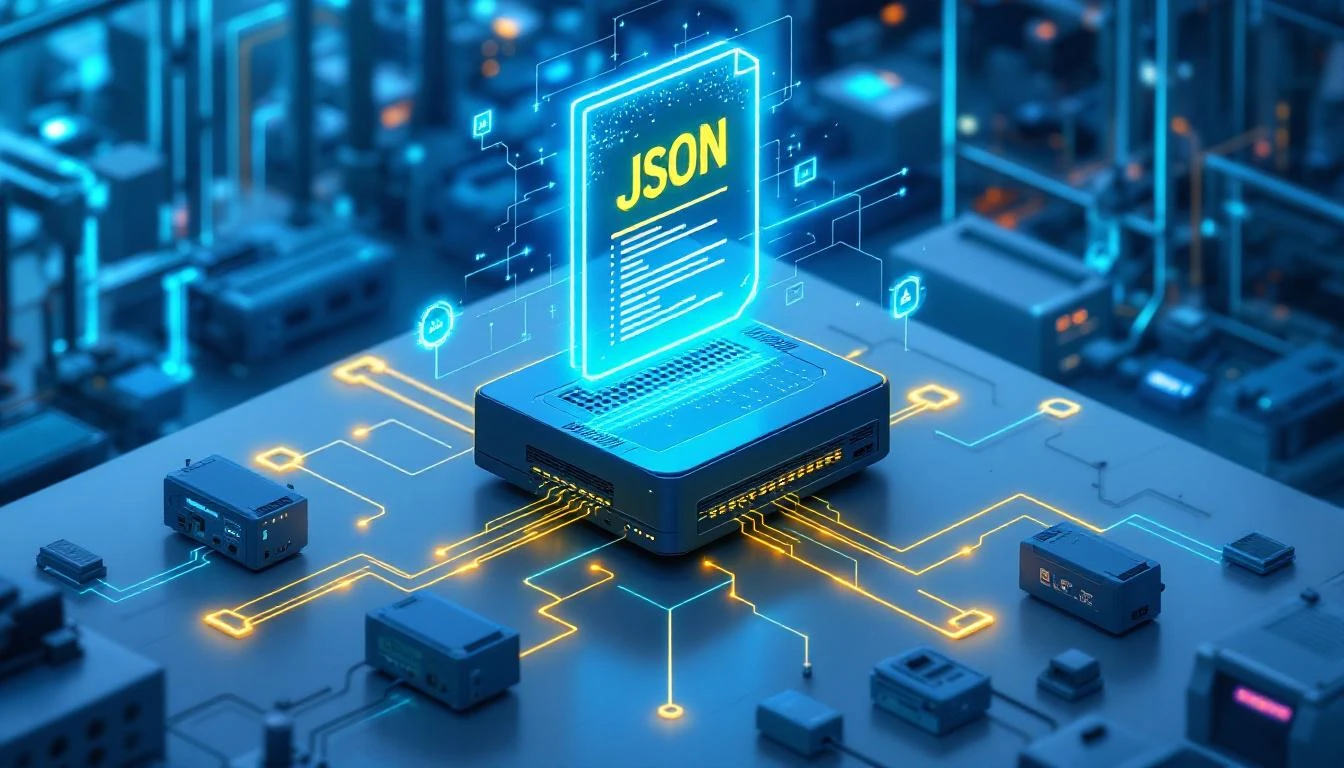 JSON-based PLC tag configuration for IIoT
