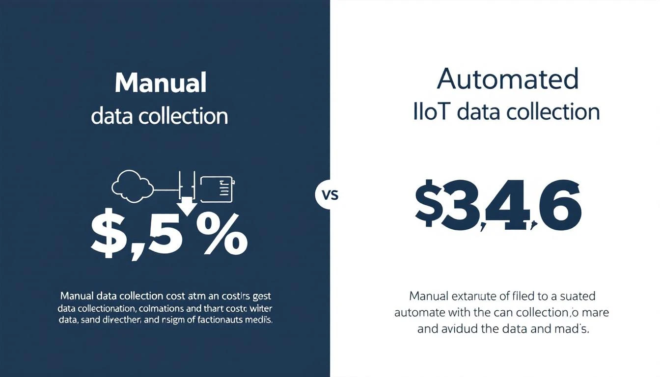 Manual data collection vs automated IIoT comparison