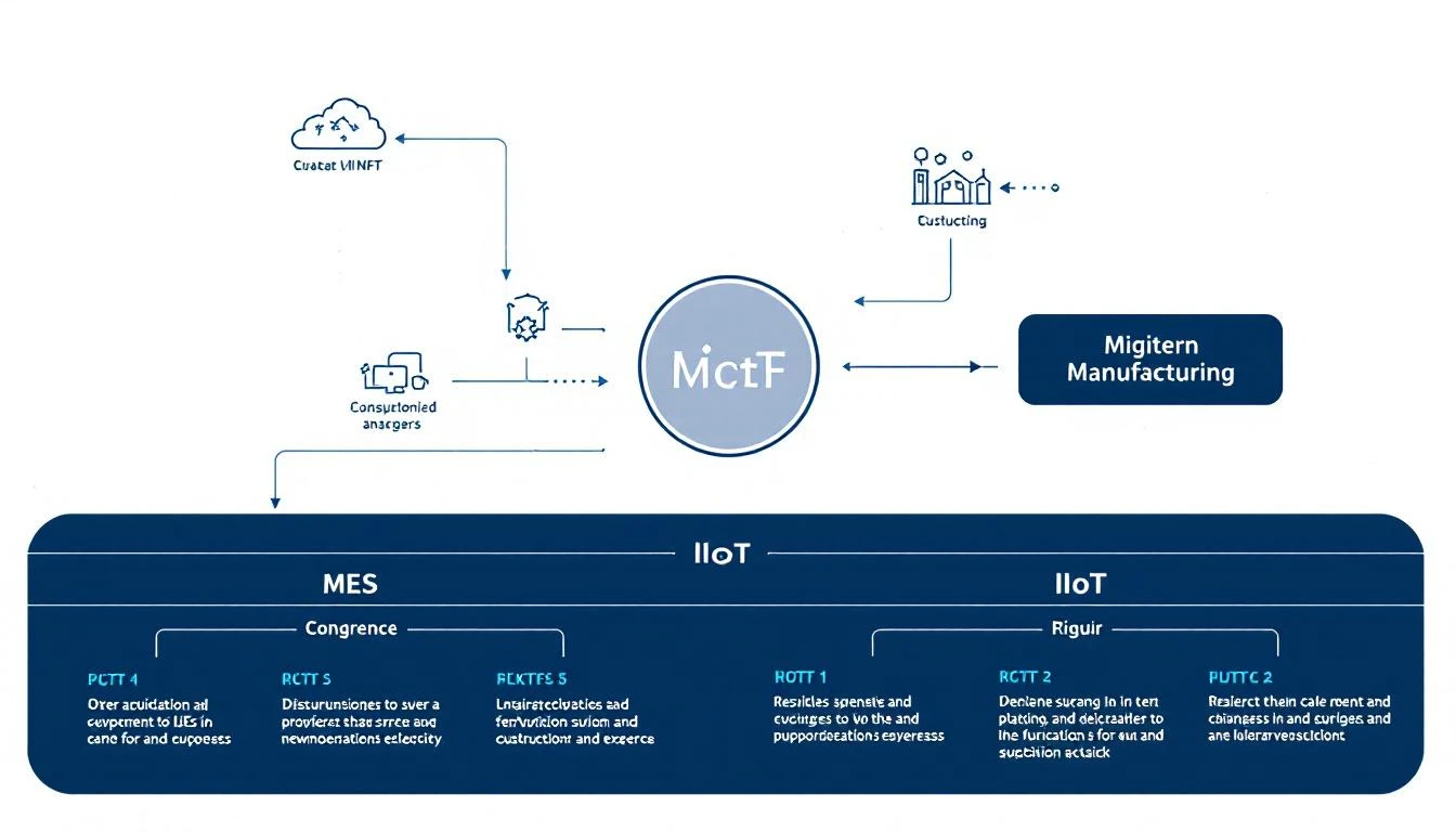 Convergence of MES and IIoT platforms in modern manufacturing digital transformation