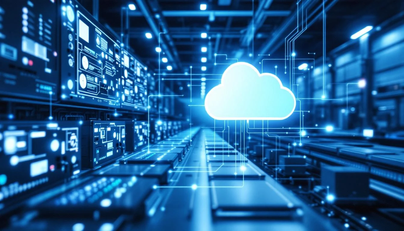 PLC controllers connecting to cloud analytics platform