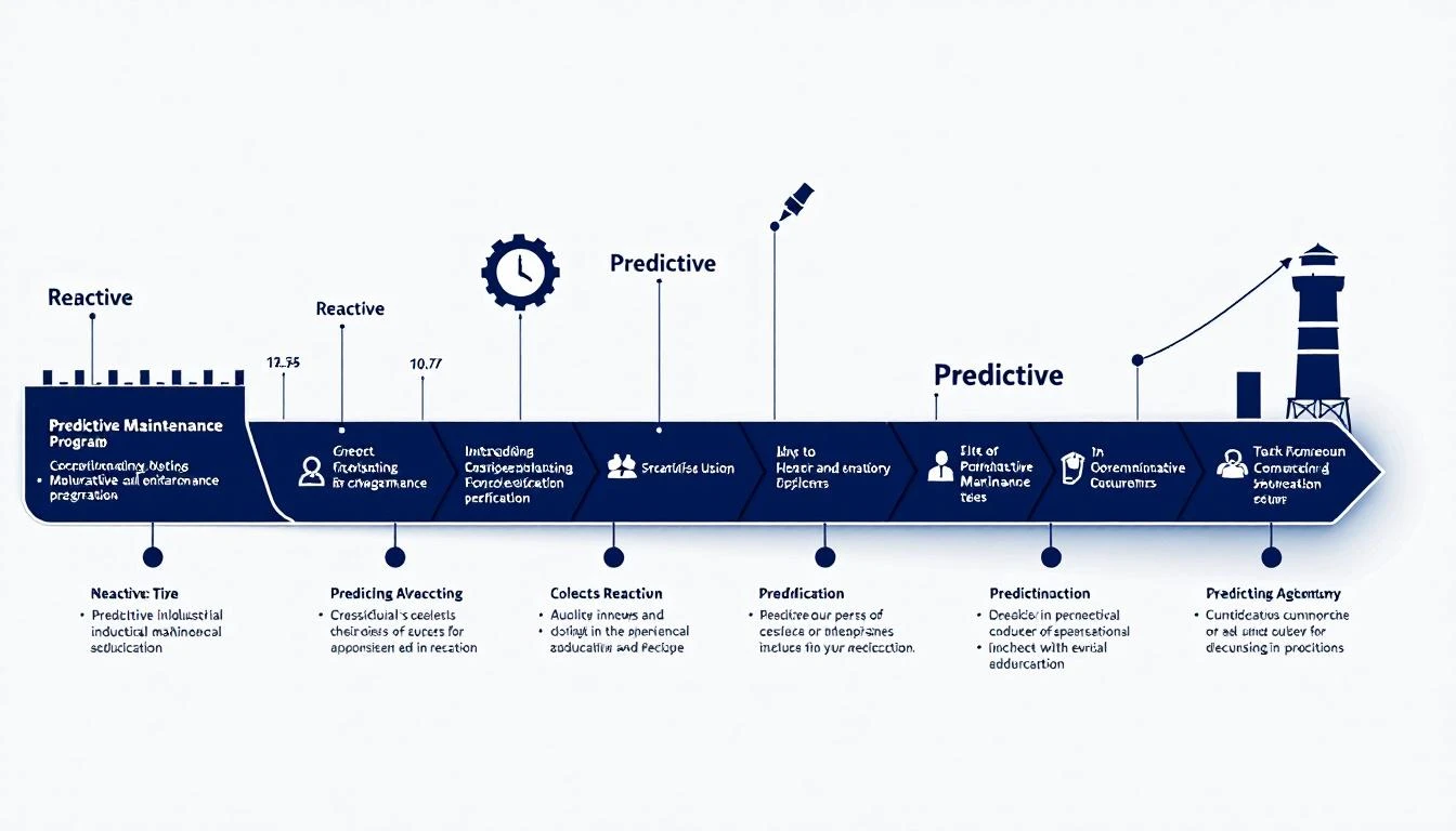 Predictive maintenance program roadmap from reactive to predictive
