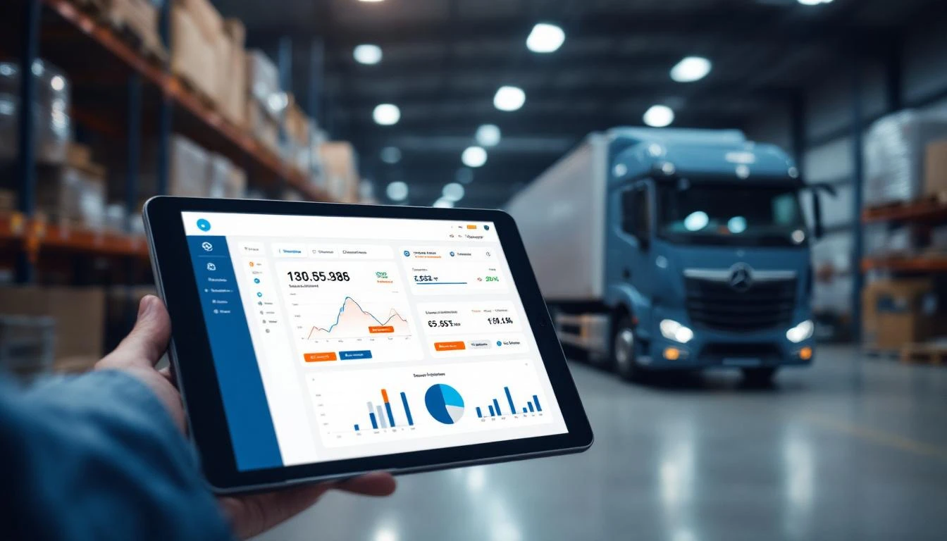 Industrial fleet tracking and telematics dashboard