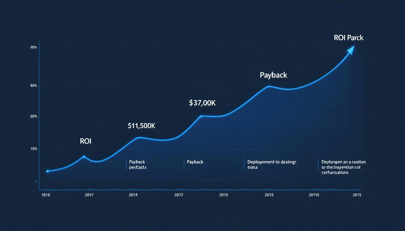 IIoT investment timeline showing deployment to ROI payback